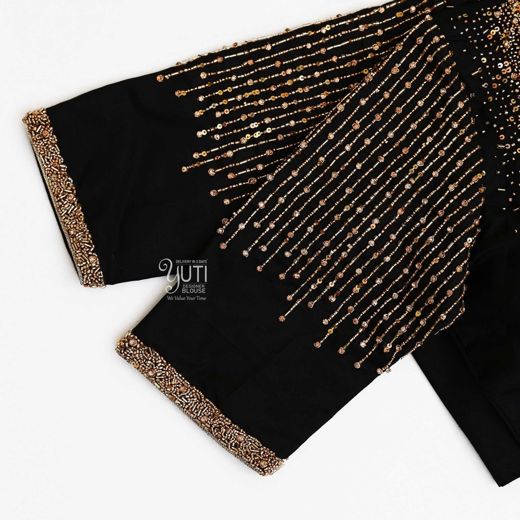 Black vertical line Design Stitching