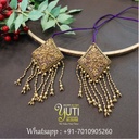 Diamond shape design tassel Stitching
