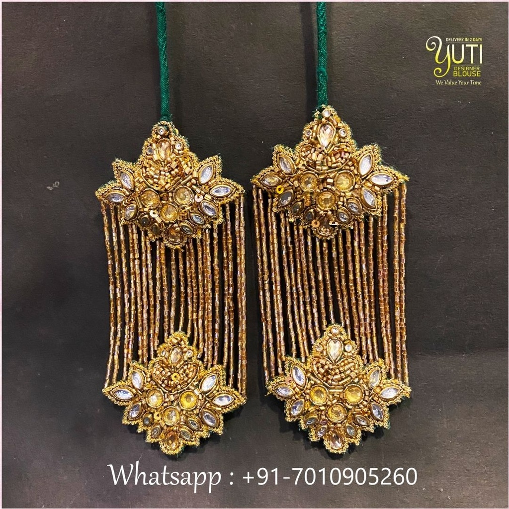 Double layer tassel design Stitching