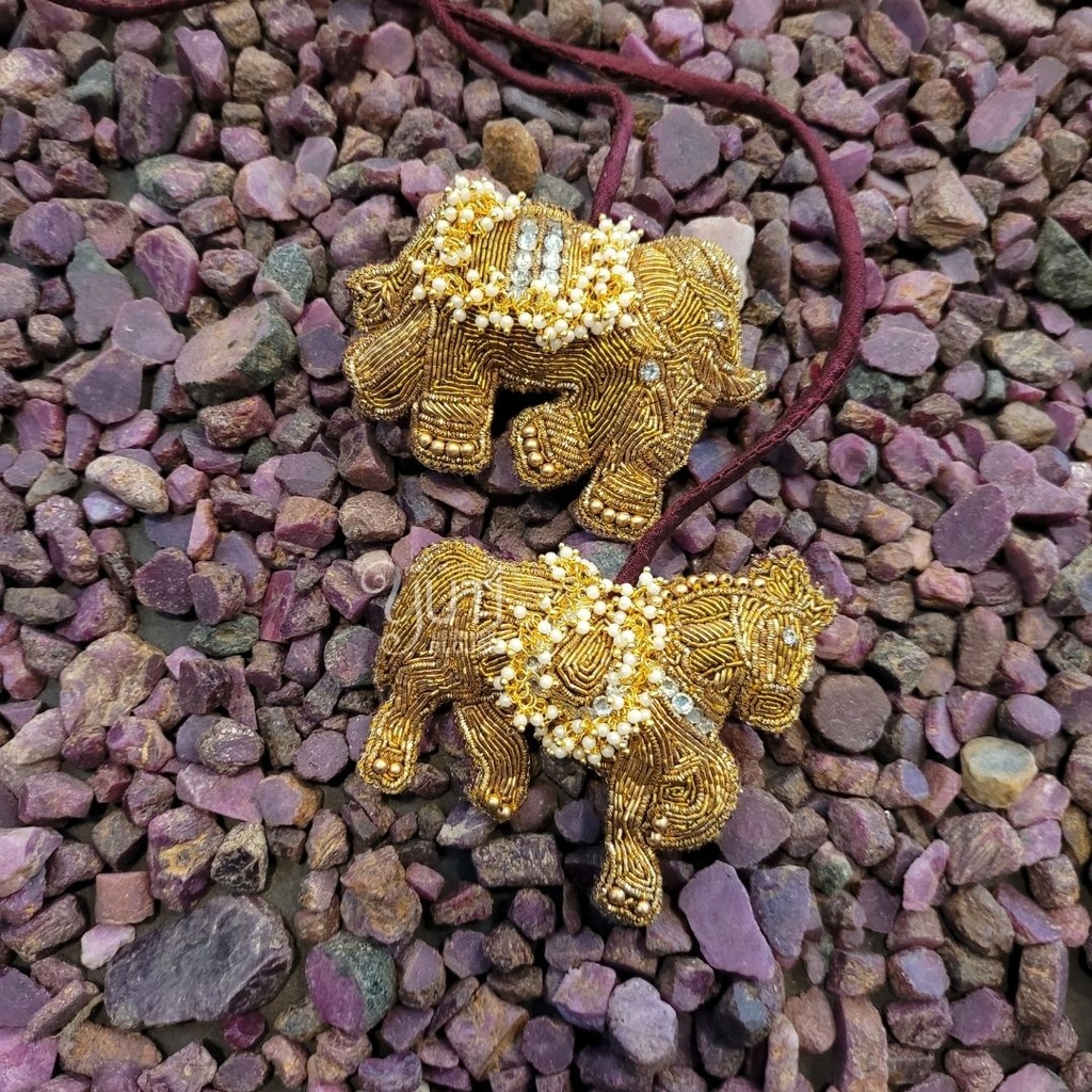 Elephant,Horse tassel Stitching