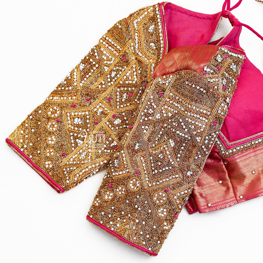 Navratinaa zardosi bridal blouse Stitching