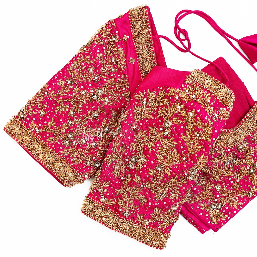 Pink creeper Design Stitching
