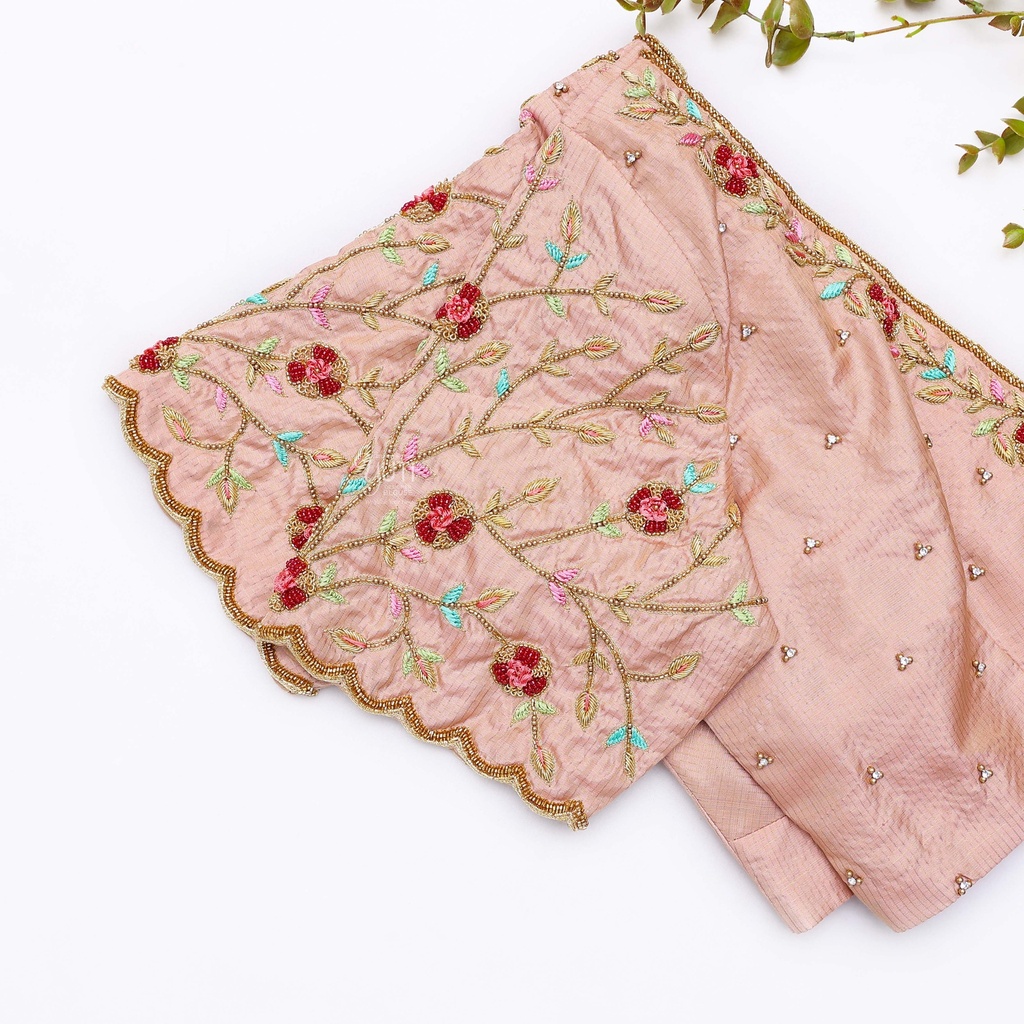 Rose Fog embroidery bridal blouse Stitching