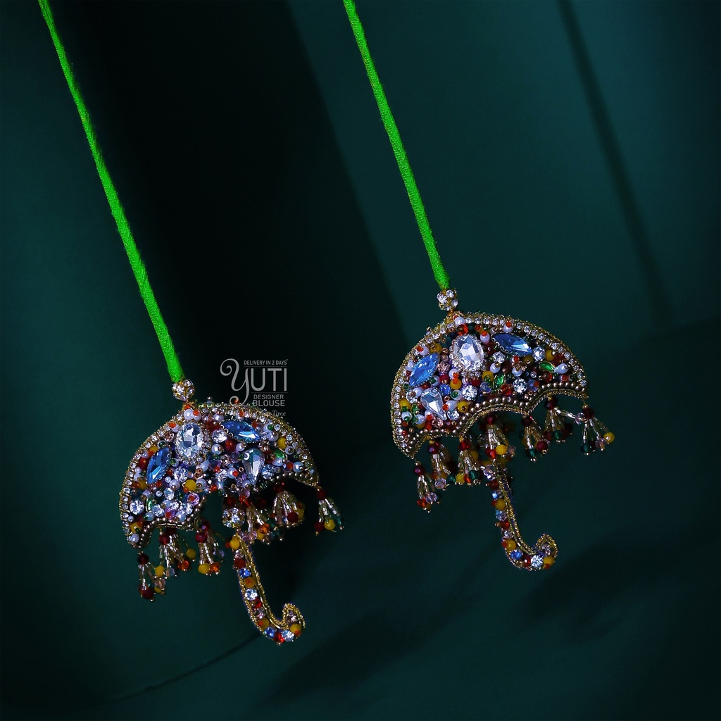 Umbrella design tassel Stitching