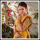 Yellow navratinaa bridal blouse