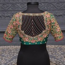 Green Floral Bridal Blouse