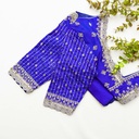 Elevate your style with our exquisite Cobalt Blue embroidery blouse