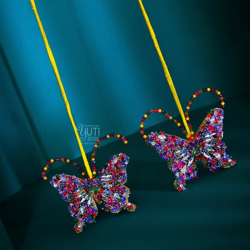 Butterfly tassel Stitching