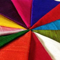 Pure Raw Silk Stitching