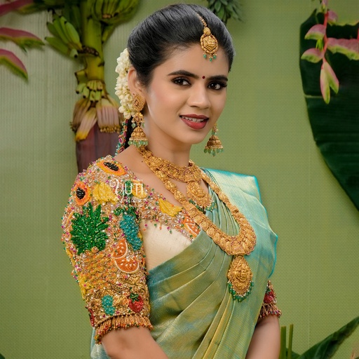 3D Fruit bridal blouse Stitching