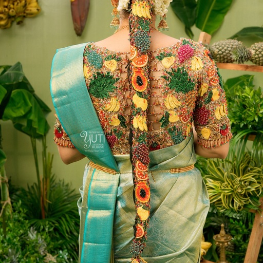 3D Fruits Jadaipattai Stitching