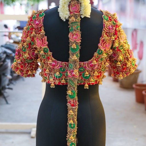 3D Lotus Jadaipattai Stitching