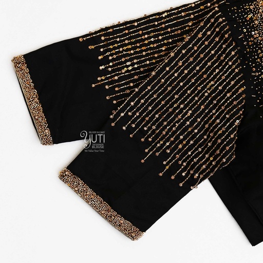 Black vertical line Design Stitching