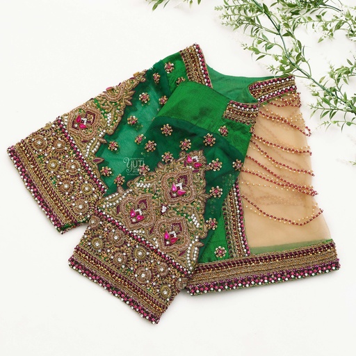 Clover GElegance shines with every stitch! ✨💙 Adorn yourself in the vibrant allure of our Bright Light Blue embroidery blouse, meticulously crafted to elevate your style game to new heights.reen embroidery blouse Stitching