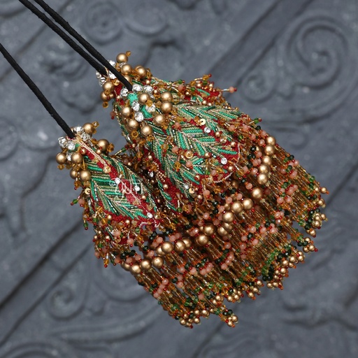 Coconut Kunjalam with crystal hangings Stitching
