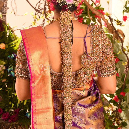 Crystal Jadaipattai Stitching