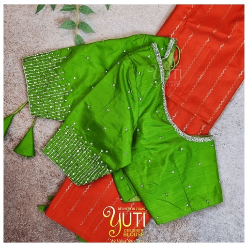 Green line design  Stitching