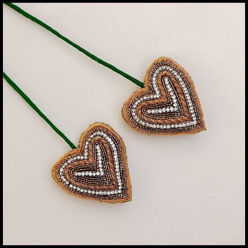 Heart tassel Stitching