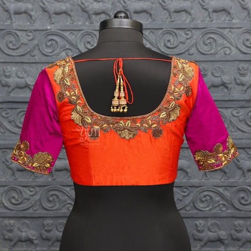 Multi Combination Bridal Blouse | SIZE 34 (adjustable up to 30 - 36) Stitching