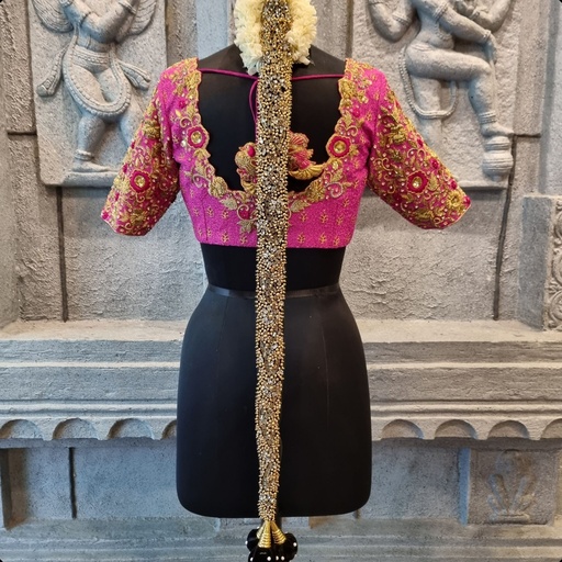 Pearl Jadaipattai Stitching