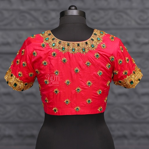 Pink Bridal Blouses |SIZE 40 (adjustable up to 36 - 42) Stitching