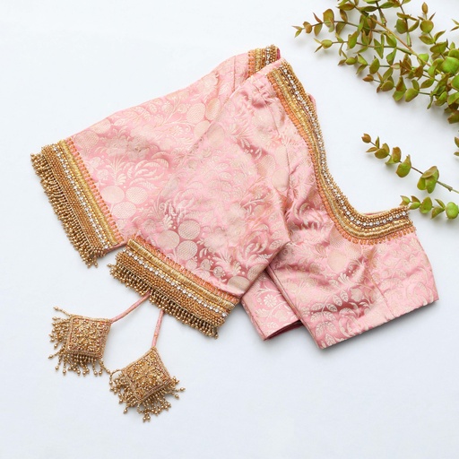 Raise a glass to the perfect blend of sweet and chic in our new Peach Schnapps bridal blouse Stitching