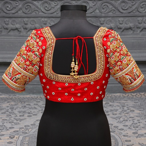 Red Elephant design Stitching