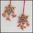 Star Jhumka Tassel Stitching