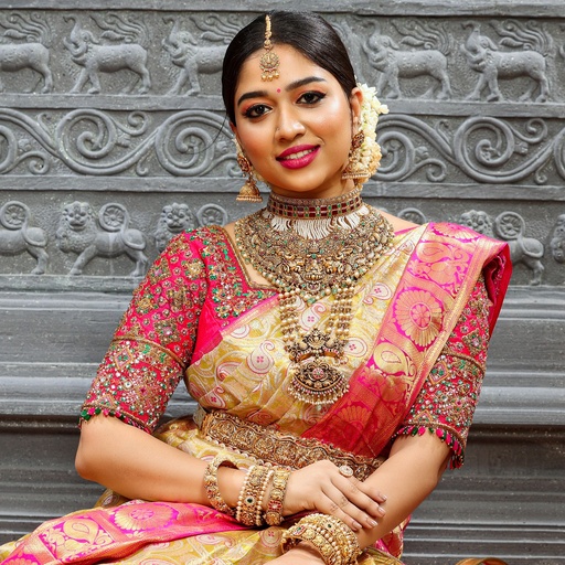 Stunning collection of pink embroidery bridal blouse Stitching