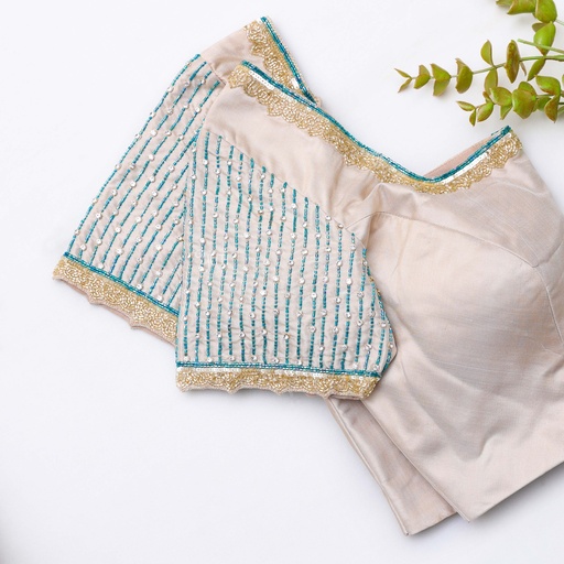 Vanilla Embroidery bridal blouse Stitching