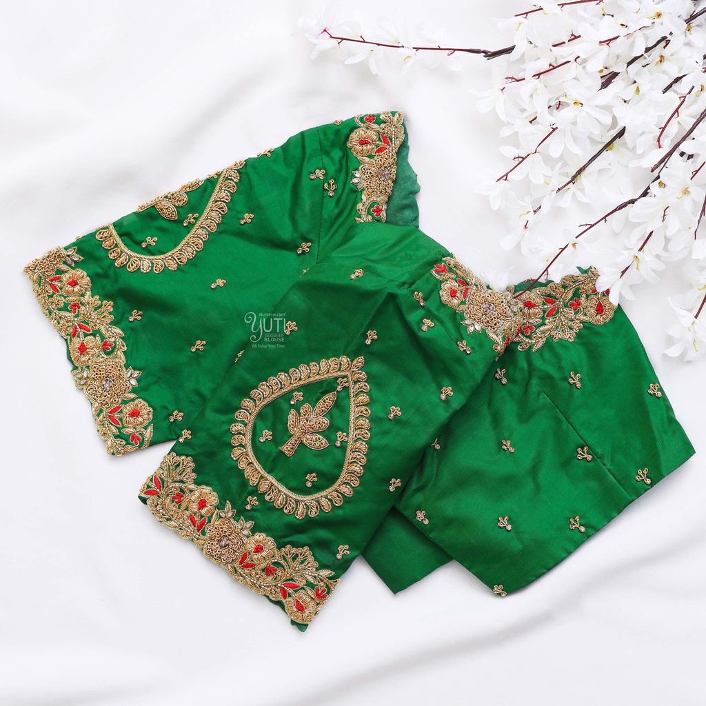 Find your dream Irish Green Bridal Blouse